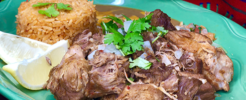 Carnitas Tapatias at Guadalajara Grill, Bar, & Table Side Salsa in Tucson Arizona. Carnitas Tapatias at Guadalajara Grill, Bar, & Table Side Salsa in Tucson Arizona.